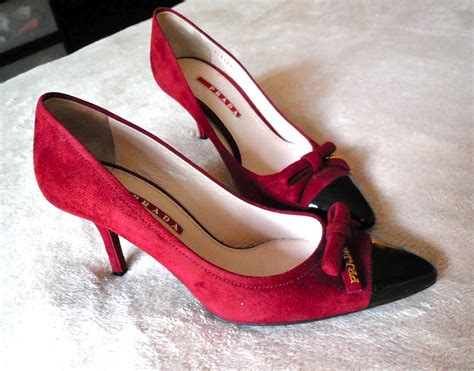 prada red stilettos|vintage prada stilettos.